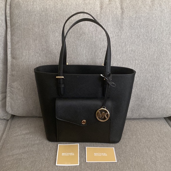 Michael Kors MD PKT MF TOTE BLACK - NEW - Picture 7 of 8